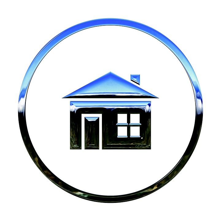 home icon home shaped icon with a circle around it