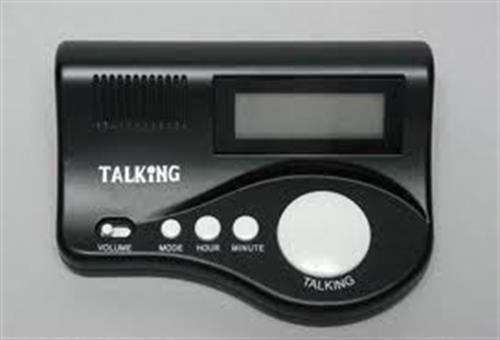 101553.jpg Black Curved Talking Alarm Clock - portable