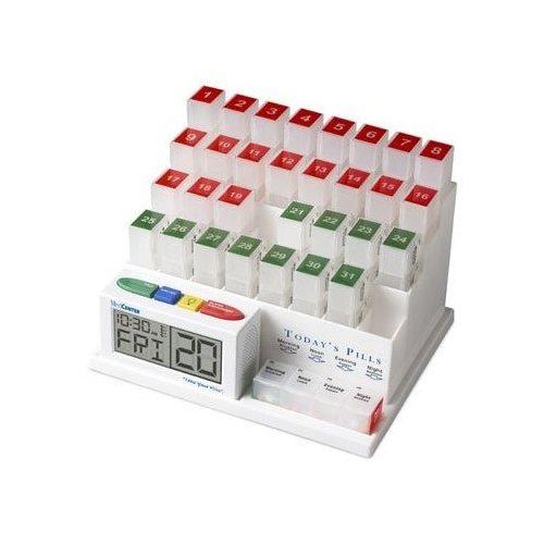 113425.jpg Multicolor MedCenter Monthly Medication System with Reminder Alarm