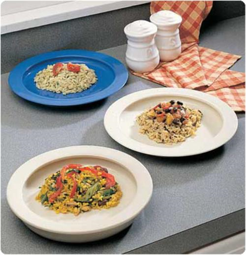 219870.png White-Blue Plate with inside edge