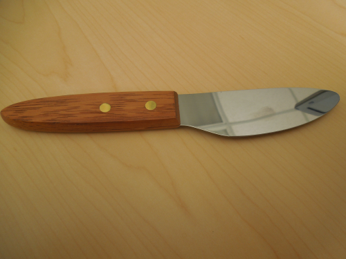 219885.png Brown handled Over sized Butter Knife
