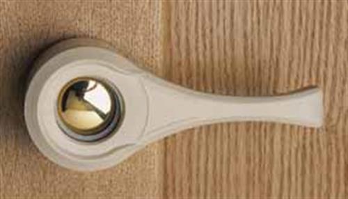 White Door Knob Lever