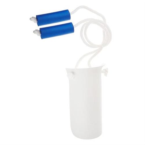 225325.jpg White-Blue Sammons Preston Sock and Stocking Aid with Built-Up Foam Handles
