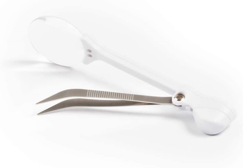 White OttLite Tweezer with LED Magnifier