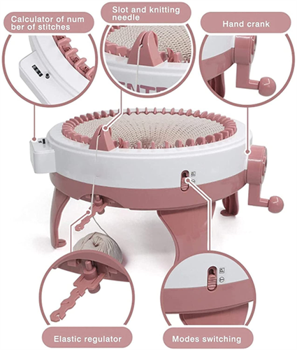 228867.png Red-White Loom Round Knitting Machine