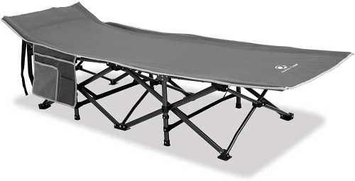 Black Camping Cot