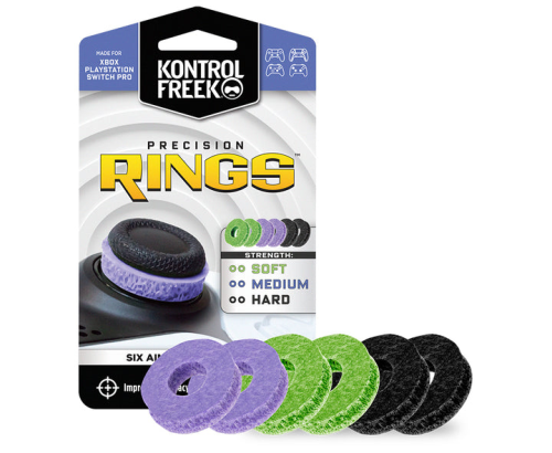 229702.png Purple-Green-Black Precision Rings for Thumbsticks ( Playstation/Xbox/Switch)
