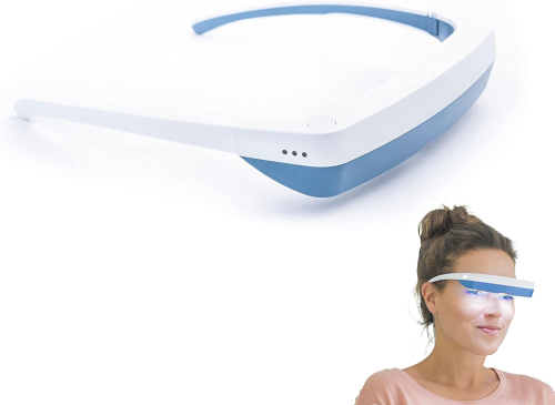 229877.png White-Blue Luminette 3 - Light Therapy Glasses