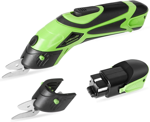 229993.png Black-Green Electric Scissors