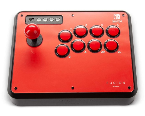 229996.png Red-Black Wireless Arcade Stick for Nintendo Switch