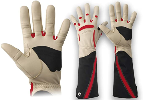 230062.png White-Black-Red Bionic Rose Gardening Gloves