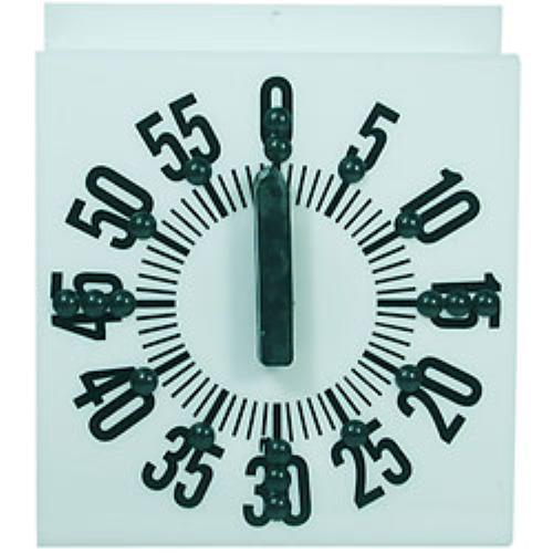 White-Black Ergonomic Long Ring Low Vision Timer