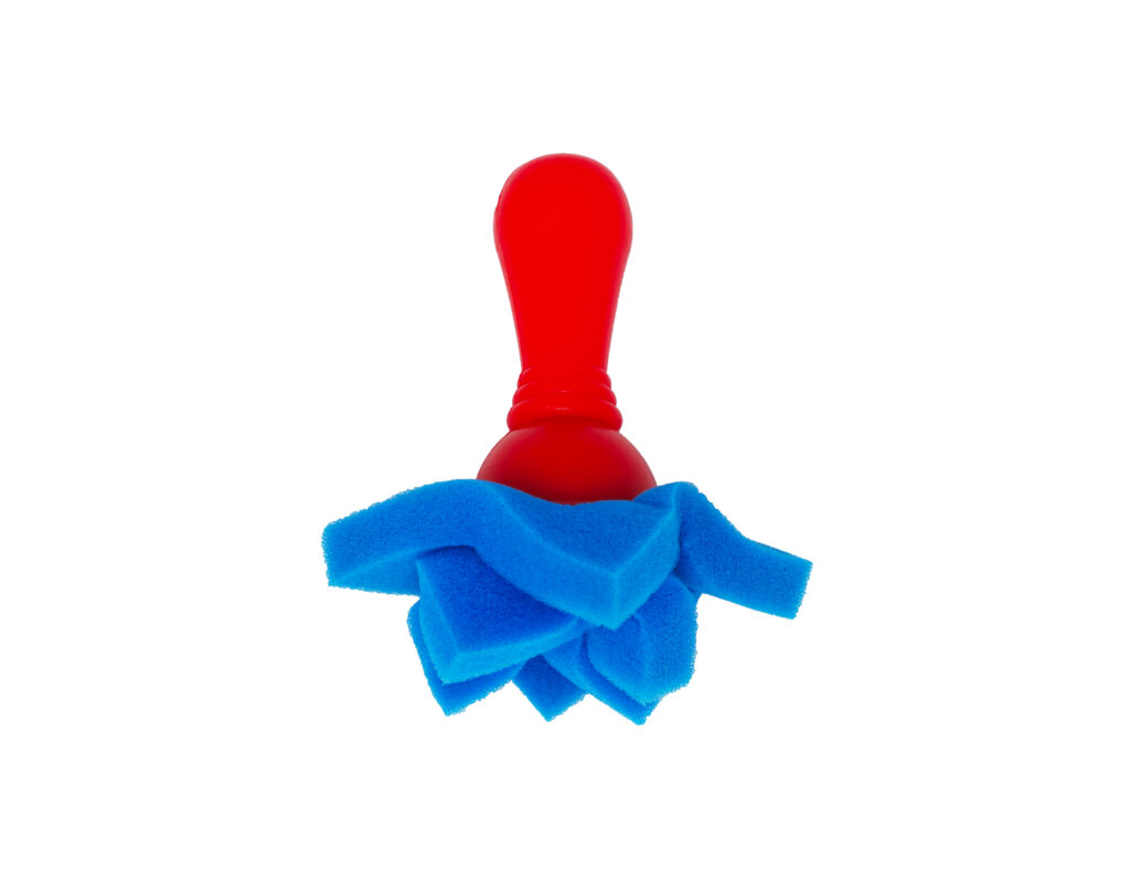 Art Brush 1 Red-Blue NX Garden Sponge Brush for Kids