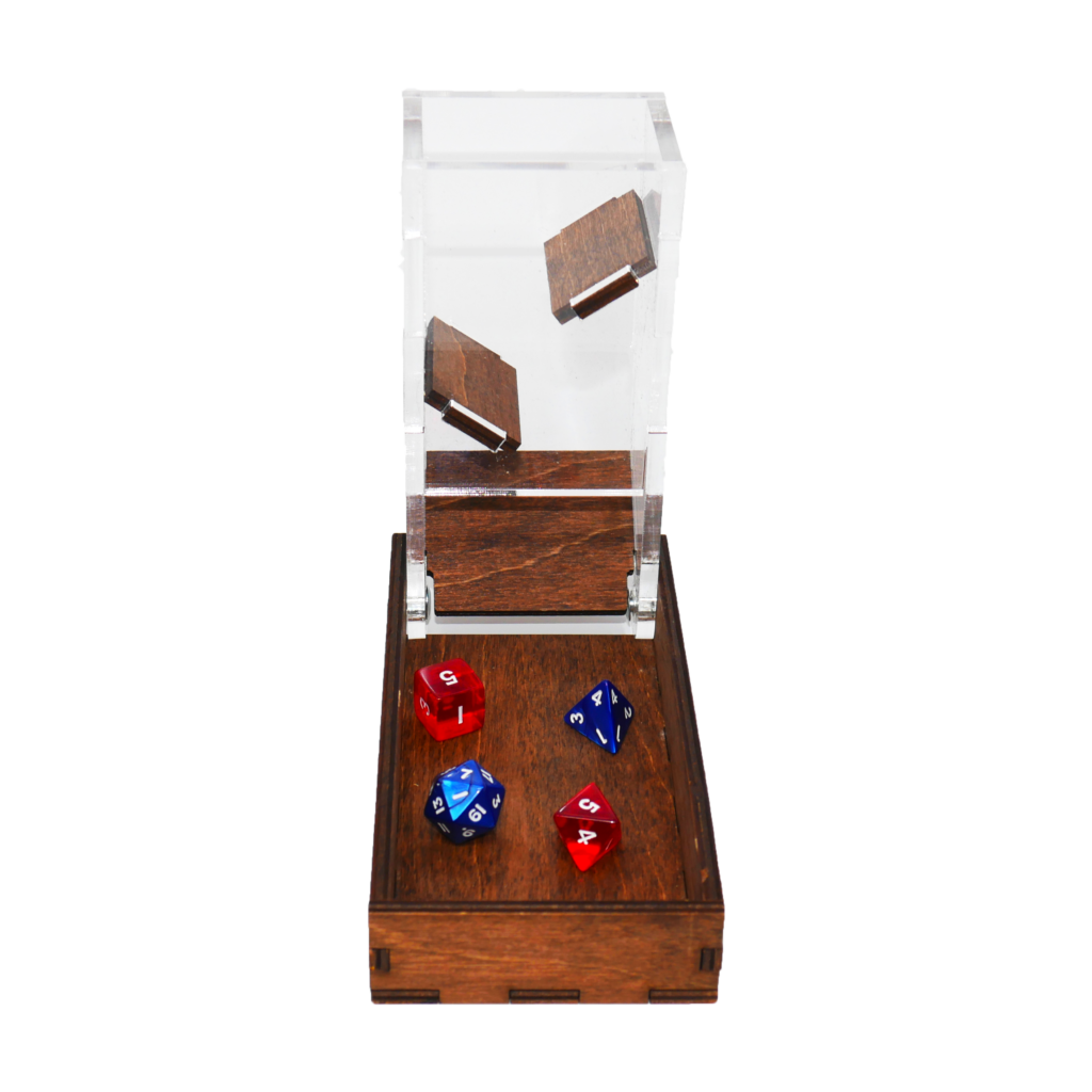 Brown Dice Tower