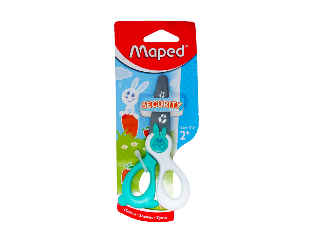 Maped Blue & White Kidicut Safety Scissors