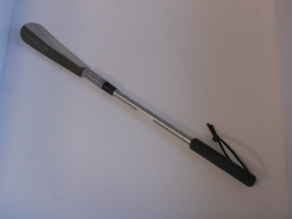 Black Adjustable Long Handle Shoe Horn
