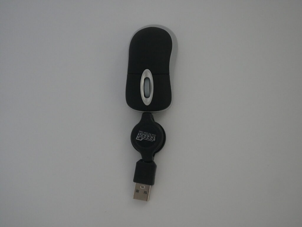 Black Mini Retractable Cable Mice (2)