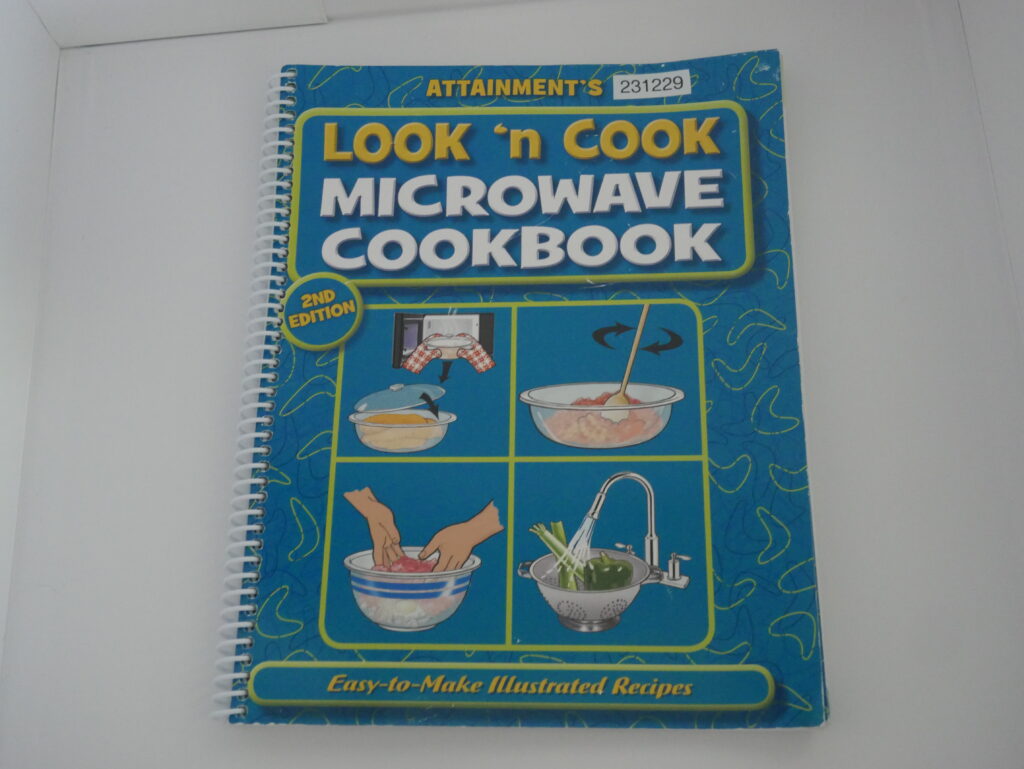 Multi-Color Look 'n Cook Microwave Cookbook