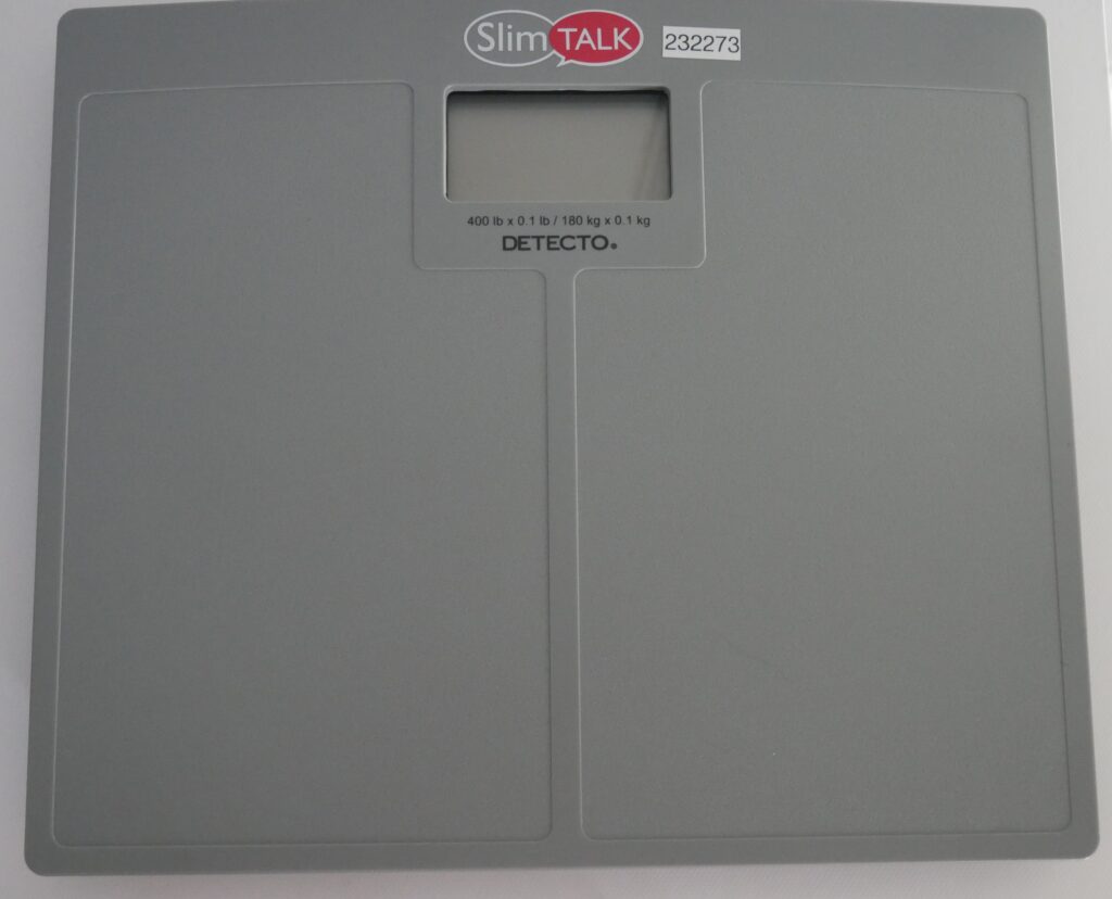 Gray Talking Scale-Weighs Up To 400 lbs