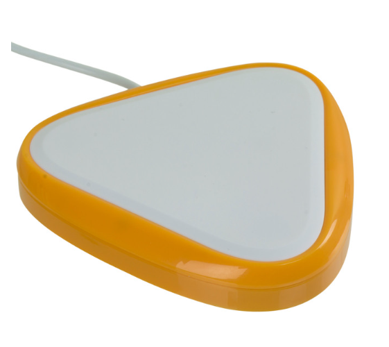 candy corn orange and white triangle switch