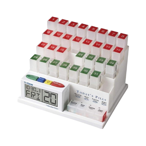 medcenter medication reminder with 31 cases and an alarm for reminders